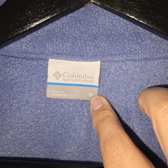 Columbia Women's Blue Full Zip Fleece Jacket Size Medium - Picture 7 of 10